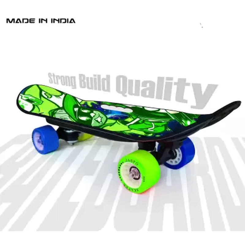 Kinder Junior Skateboard for Kids | Upto 7 Years | 18 inch x 6 inch Skateboard