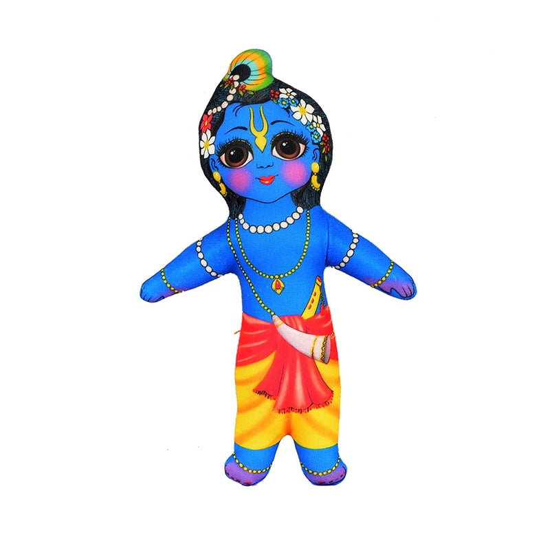 Lord Krishna and Goddess Radha Plush Doll (6 Months - 7 Years)