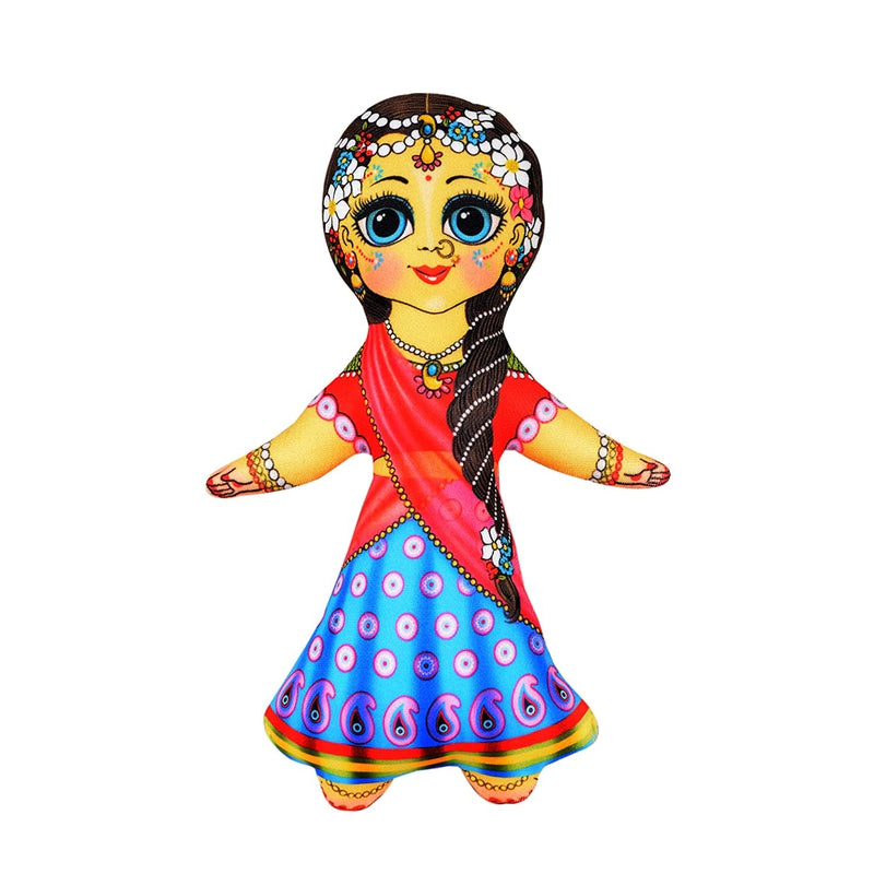 Lord Krishna and Goddess Radha Plush Doll (6 Months - 7 Years)