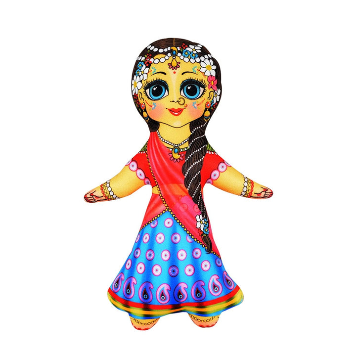 Lord Krishna and Goddess Radha Plush Dolls