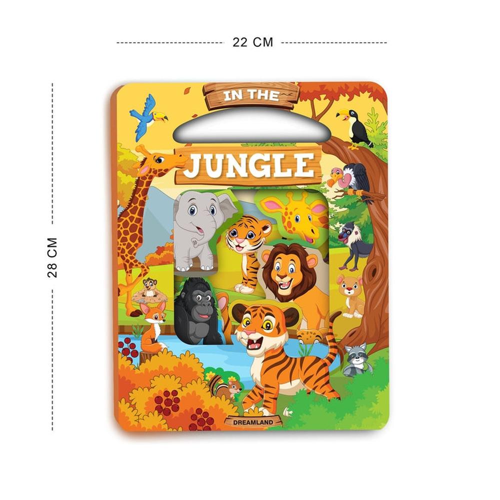 Dreamland Publications Window Cut Board Book - In the Jungle