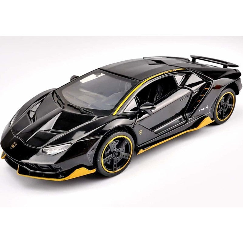 Resembling Centenario Lp 770-4 Model Alloy Sports Car Diecast Model Sound And Light Pull Back Cars Toys