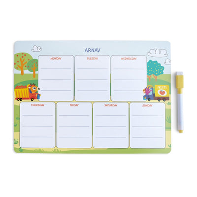 Personalised Magnetic Meal Planner (COD Not Available)