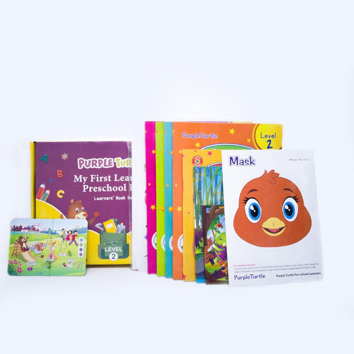 Purple Turtle Preschool Kit Level 2 for LKG Kids