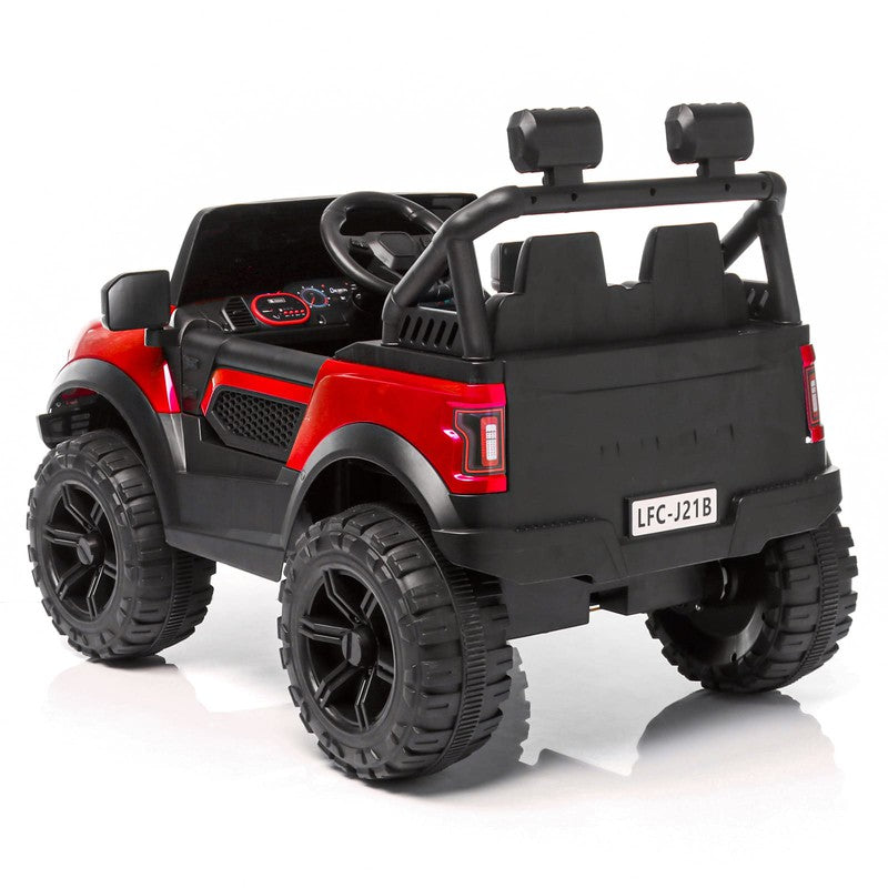 Rechargeable Battery Operated Ride-On Jeep for Kids with Light & Music | Battery Car | COD Not Available