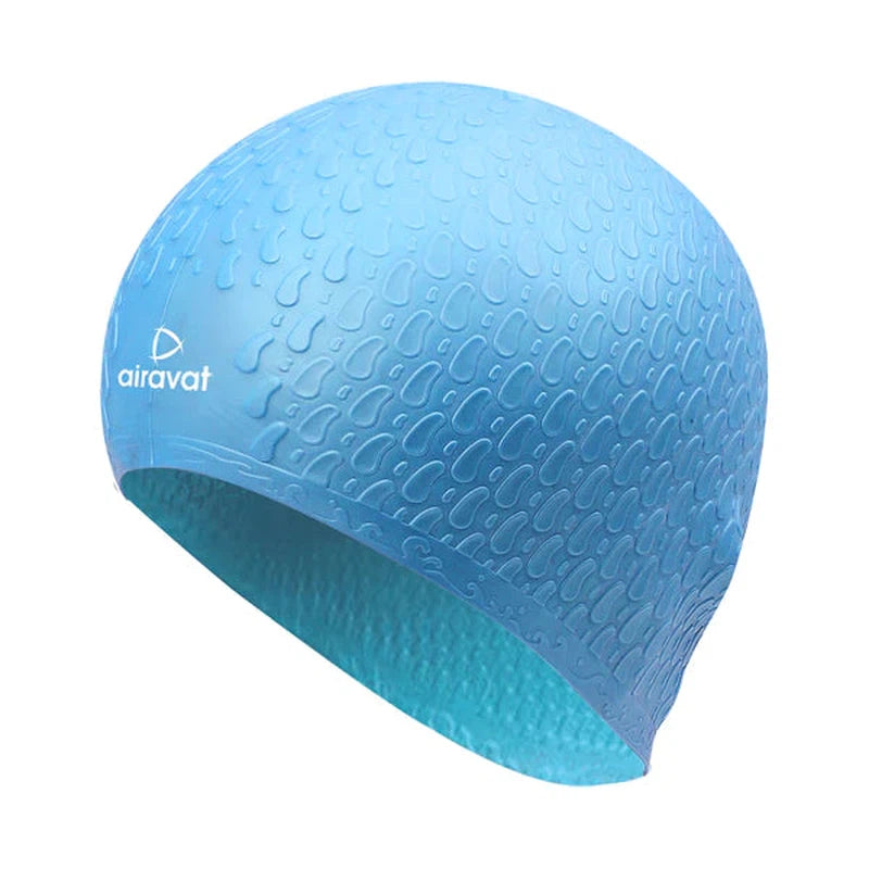 Bubble Silicon Swimming Cap For Kids, Young Adults & Grown-Ups