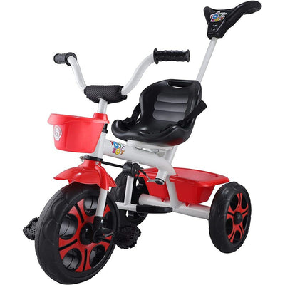 Tricycle with Dual Storage Basket and Parental Handle (Model 538) | 2 to 5 Years