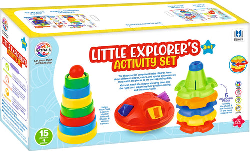 Ratna's 3-in-1 Little Explorer's Activity Set  | Educational toy
