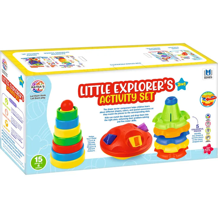 Ratna's 3-in-1 Little Explorer's Activity Set  | Educational toy