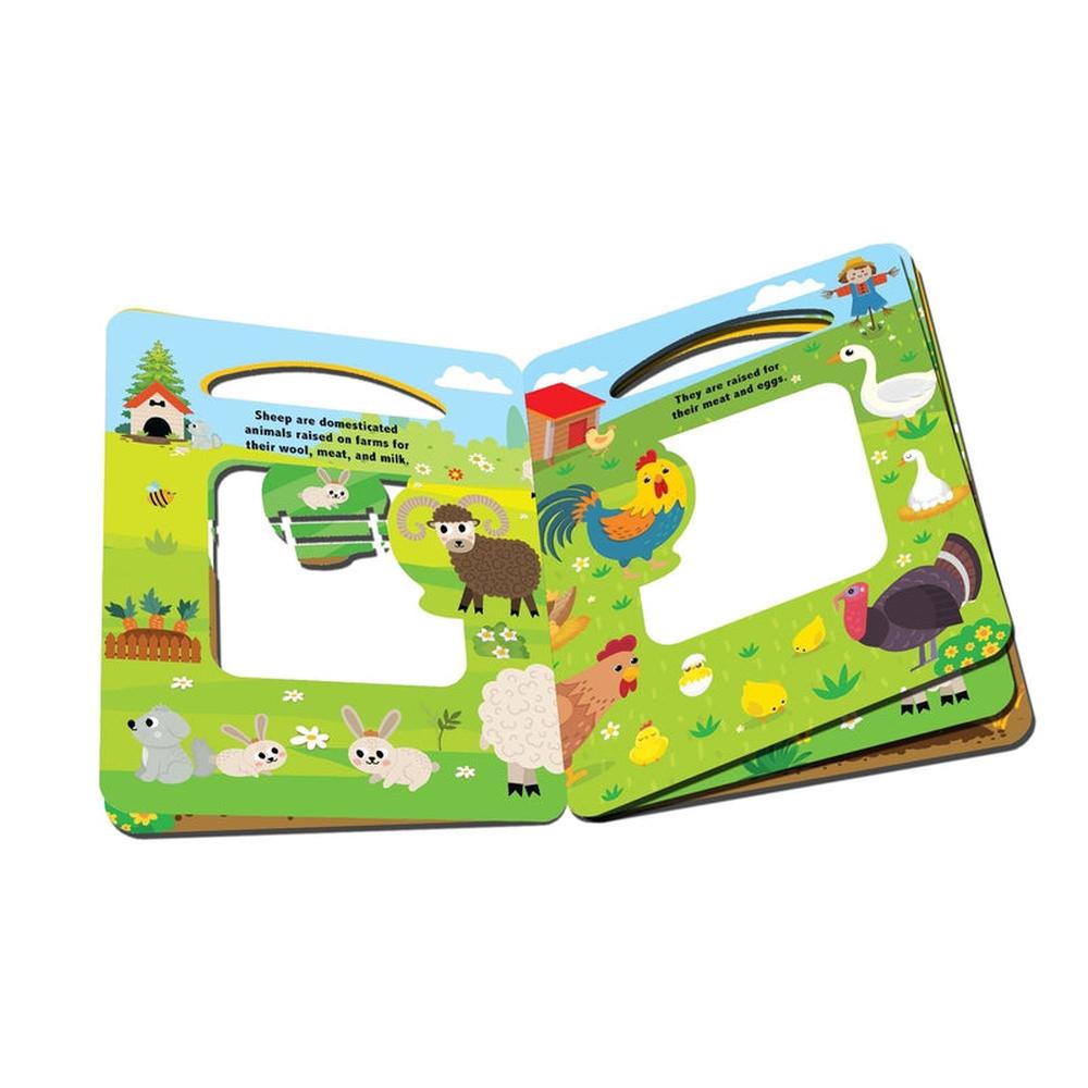 Dreamland Publications Window Cut Board Book - At the Farm