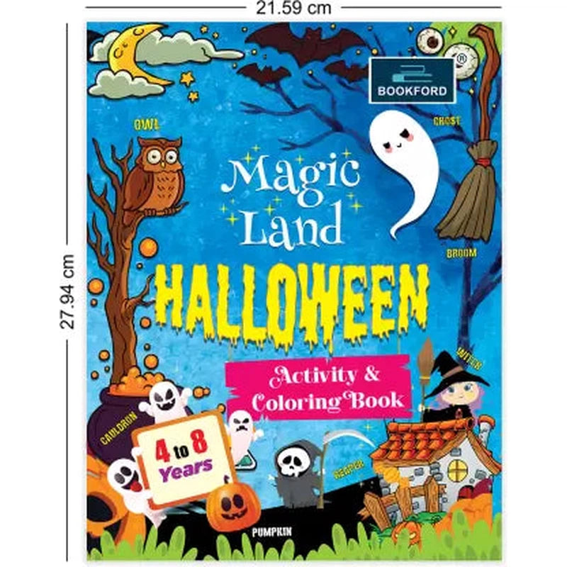 Magic Land Halloween Coloring & Activity Book