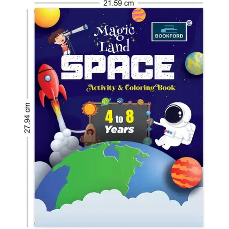 Magic Land Space Activity & Coloring Book