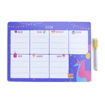 Personalised Magnetic Meal Planner (COD Not Available)