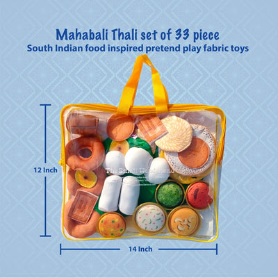 Mahabali Thali - South Indian Food Play Toys (33 Pcs)