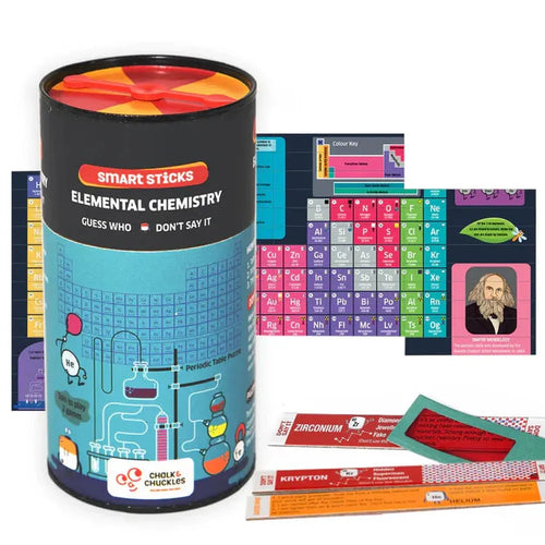 Chalk & Chuckles Smart Sticks Educational Game - Test Your Knowledge (7-14 Years)