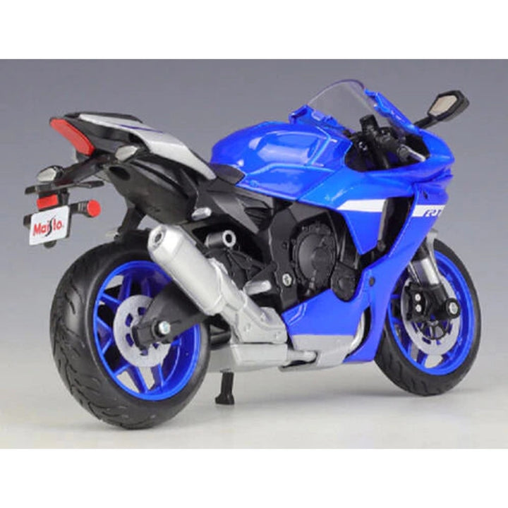 Maisto 2021 Yamaha YZF R1 Bike model Blue New Model 1:12 Scale (IC)