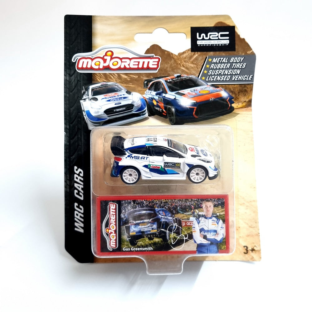 Licensed Majorette WRC CARS Gus Greensmith Diecast Model