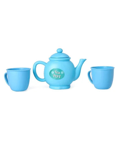Mamma Mia Tea Set Rolling Van | Pretend Play Tea Party Set with Teapot, Cups & Accessories