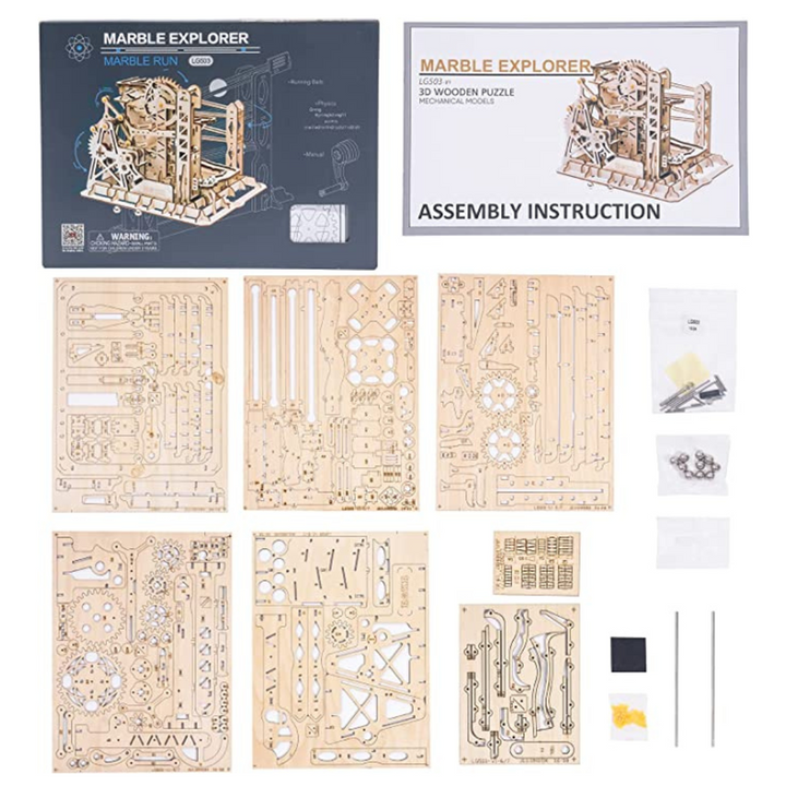 Marble Explorer (260 Pcs) 3D Wooden Puzzle