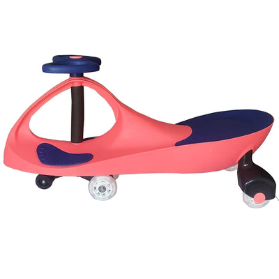 Twister Magic Push and Ride Swing Car with LED Wheels - Pink and Blue