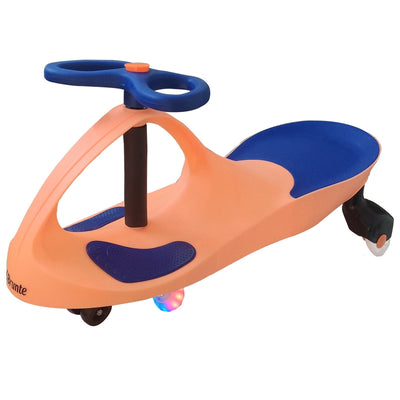 Twister Magic Push and Ride Swing Car with LED Wheels - Orange and Blue