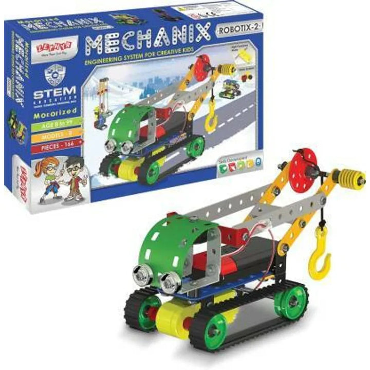 Zephyr Stem Education – Mechanix Robotix-2 (Motorized Engineering System for Creative Kids)