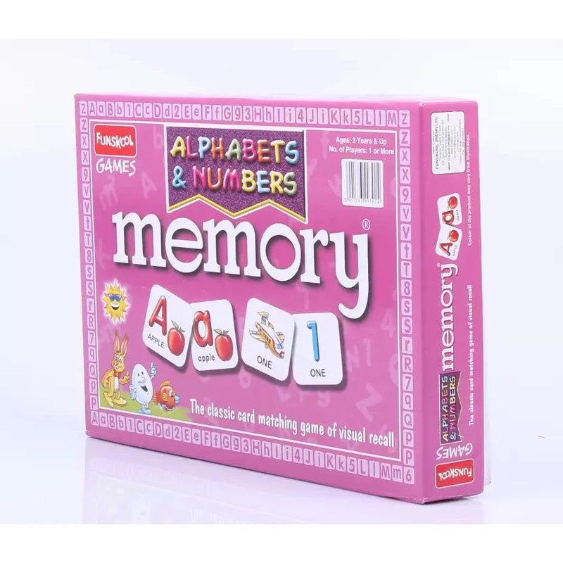 Original Funskool Memory Alphabets and Numbers Educational Game