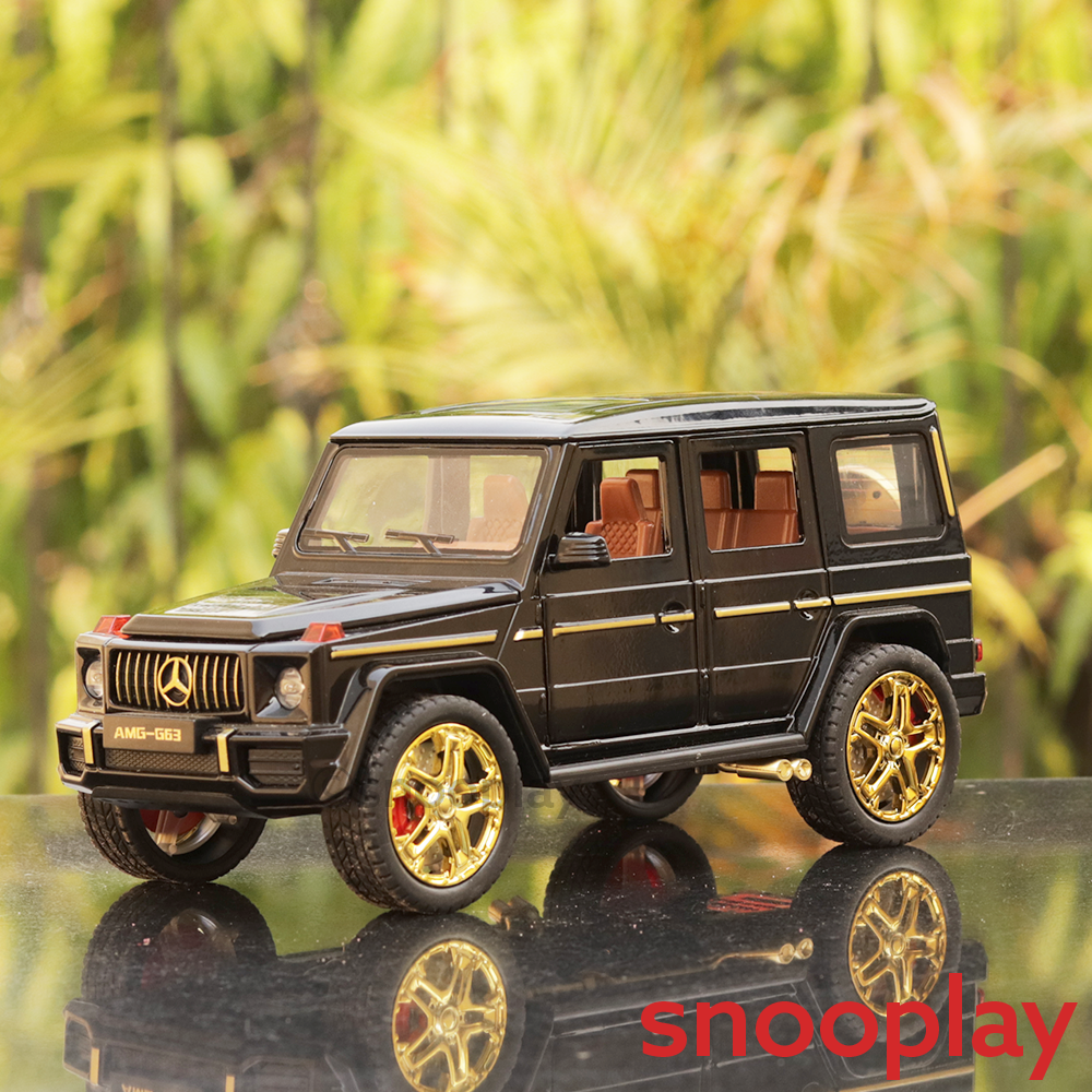 Mercedes G Class Diecast Car with Openable Parts, Lights and Sounds (Scale 1:24) - Assorted Colours