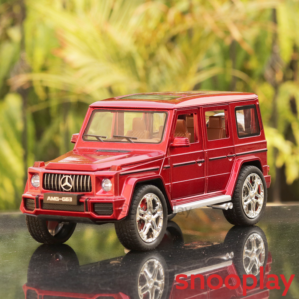 Mercedes G Class Diecast Car with Openable Parts, Lights and Sounds (Scale 1:24) - Assorted Colours