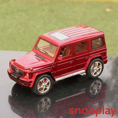 Mercedes G Class Diecast Car with Openable Parts, Lights and Sounds (Scale 1:24) - Assorted Colours