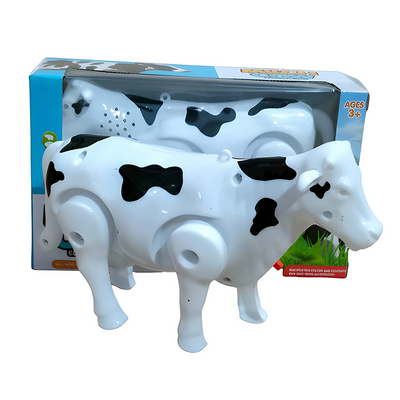 Walking Milch Cow Funny Toy with Light and Sound