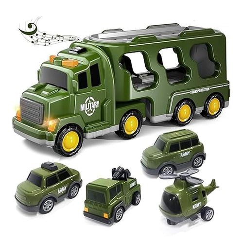 Kidology 5-in-1 Rescue Vehicles Military Truck