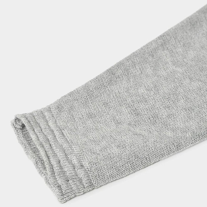 Mi Arcus Shawl Collar Sweater - Cotton Purl Knit