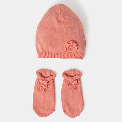Mi Arcus Pack of Cotton Knitted Cap & Socks