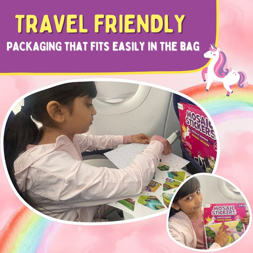 Number Puzzle Activity Mosaic Sticker Kit (3-7 Years)
