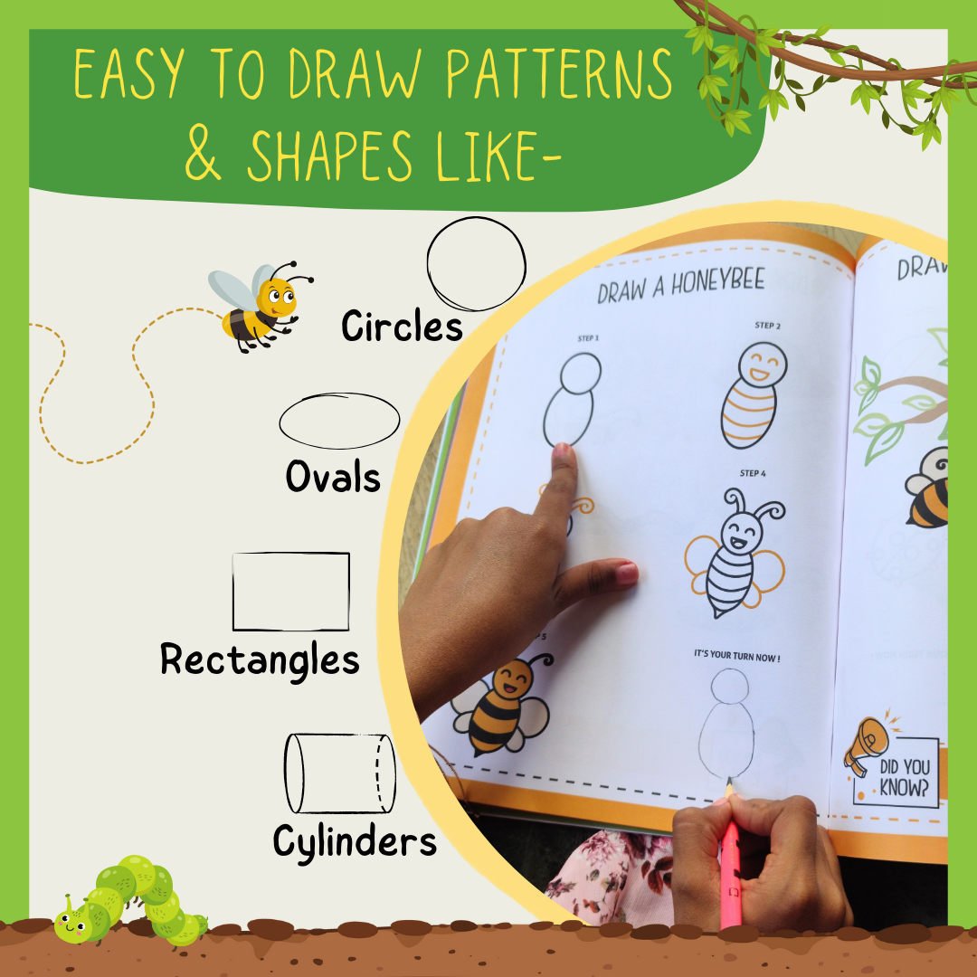 Step by Step Drawing Book - Incredible Insects Theme