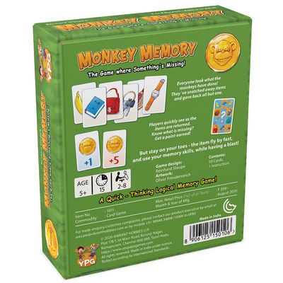 Monkey Memory (Multiplayer Thinking Logical Memory Game)