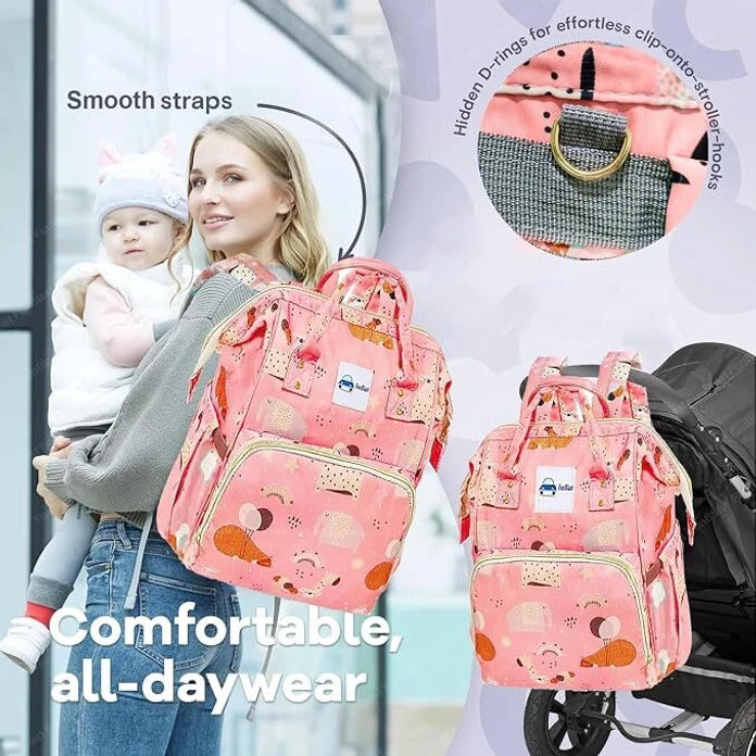 FunBlast Multifunctional Mother Bag/Diaper Bag | Travel-Friendly Diaper Bag with Multiple Pockets