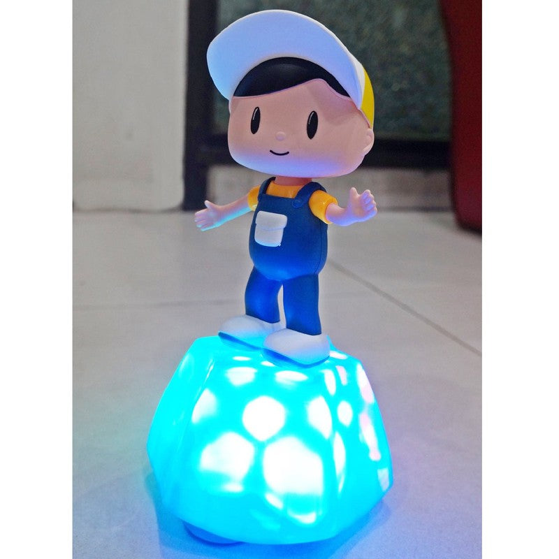 Cute Dancing Fashion Boy Toy with Music and Lights