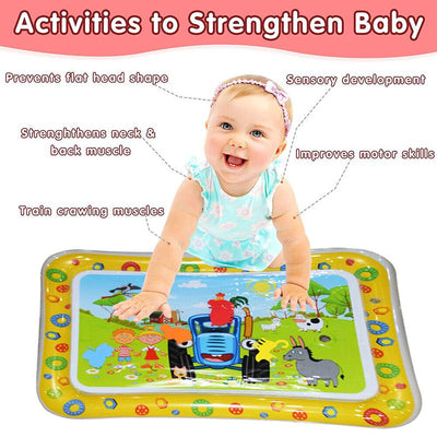 Tummy Time Baby Water Play Mat (Yellow)