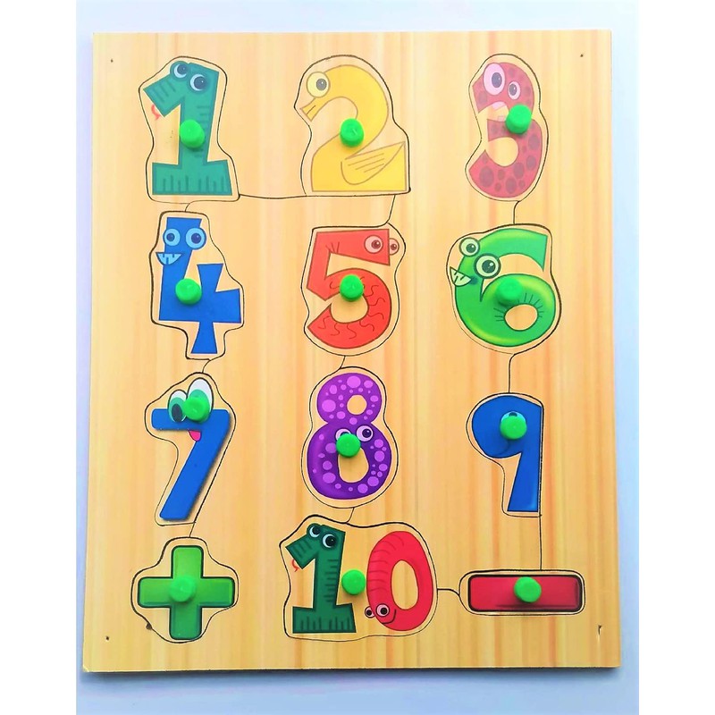 Jigsaw Puzzles Toy Pre-School Early Learning Shapes (Alphabets, Body Parts, Counting, Hindi Swaramala & Varnamala) | Combo of 4 Puzzles