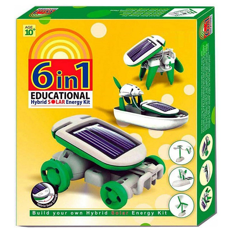 6 in 1 Hybrid Solar Kit Series (DIY Educational Science Project)