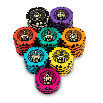 Muscular Knight Casino Poker Chips | For Games Poker, Teen Patti, Roulette, Flush, Blackjack and Rummy