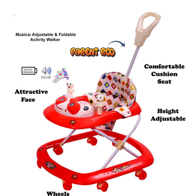 RB Jumbo Musical Activity Walker (Red)