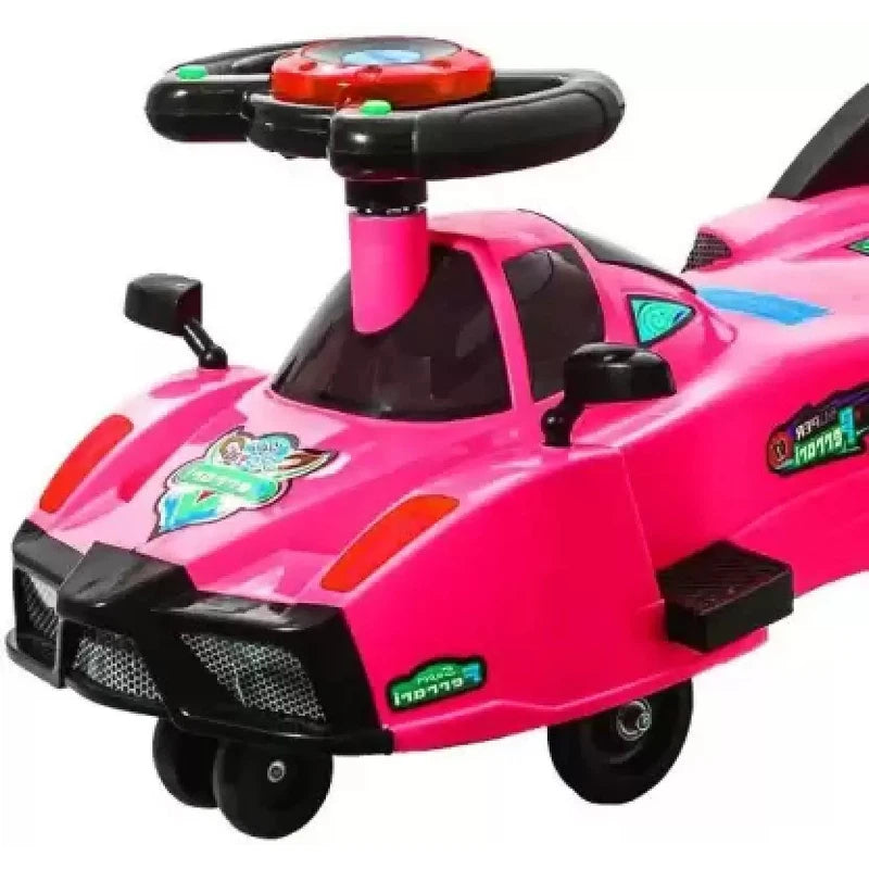 Ride-on Ferrari Musical Magic Car Rider (Pink)