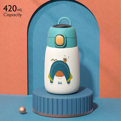 My Happy Pose Water Bottle (420ml) | Blue