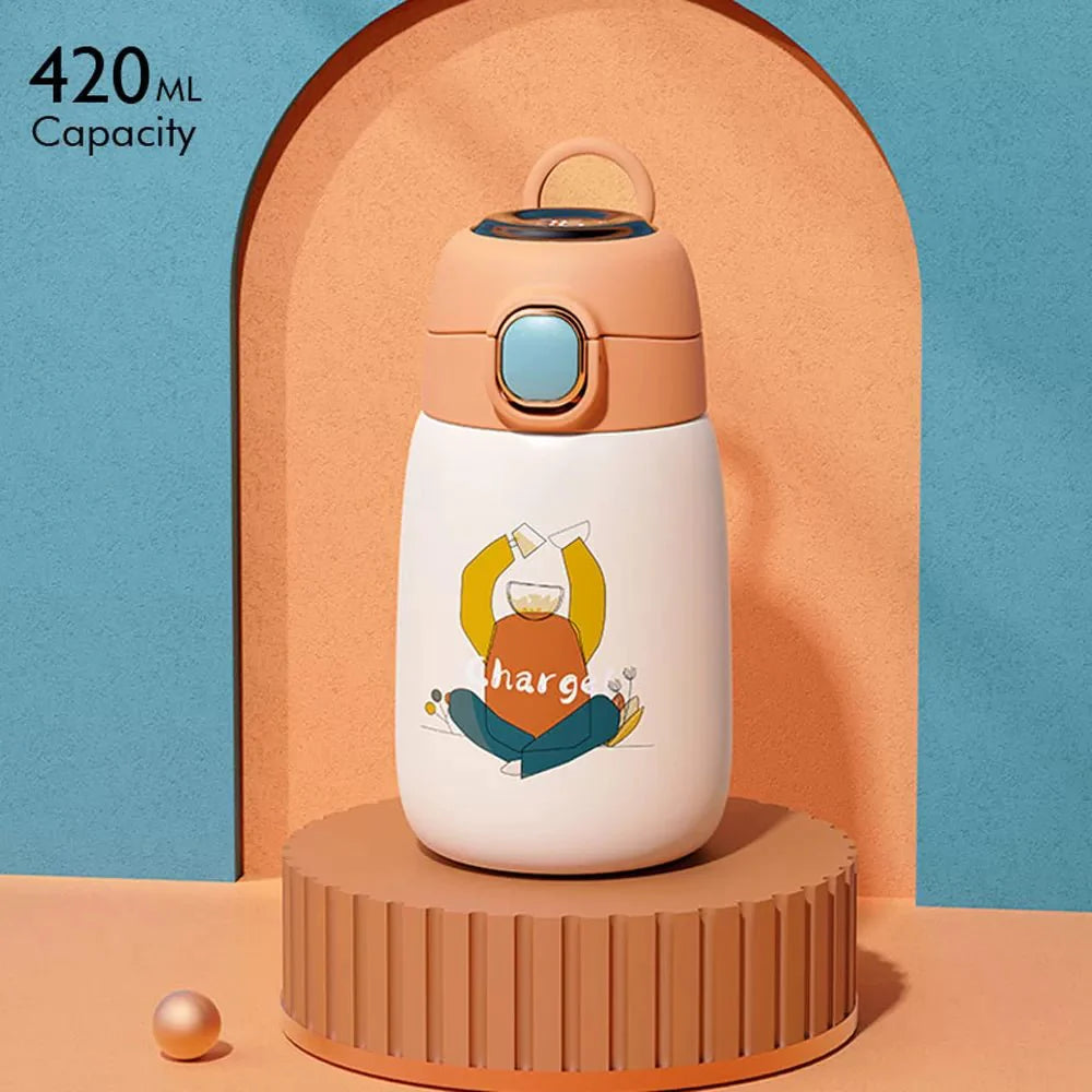 My Happy Pose Water Bottle (420ml) | Orange