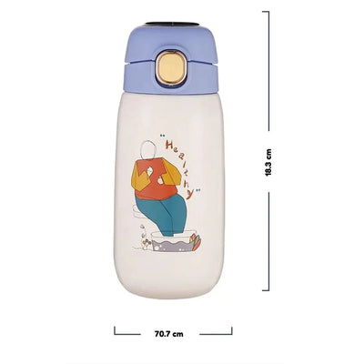 My Happy Pose Water Bottle (420ml) | Purple