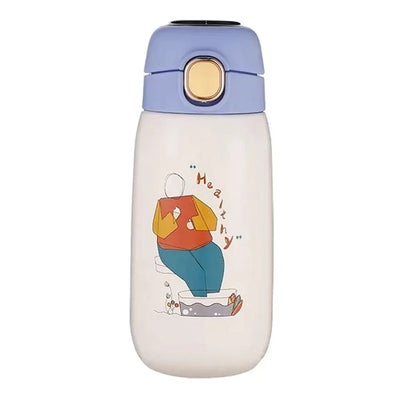 My Happy Pose Water Bottle (420ml) | Purple