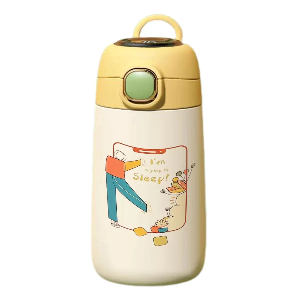 My Happy Pose Water Bottle (420ml) | Yellow